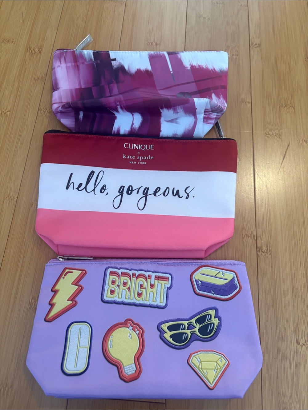 3 Clinique Cosmetic Bags